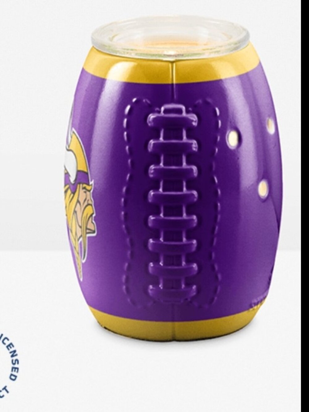 Scentsy NFL Football Warmer NFL Licensed Minnesota Vikings New w/Box - Picture 5 of 7